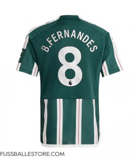 Günstige Manchester United Bruno Fernandes #8 Auswärtstrikot 2023-24 Kurzarm